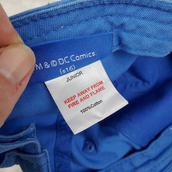 Superman Velcro Cap Blue Size Junior - Picture 8 of 9